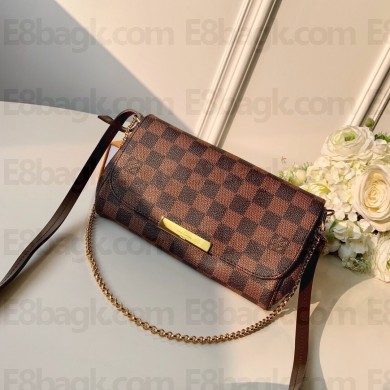 louis vuitton Damier Ebene favorite PM bag N41276