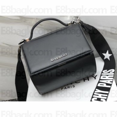 Givenchy Pandora Box Mini Bag Black Logo Strap 2018
