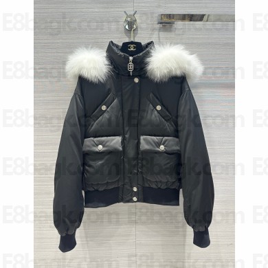 chanel coco neige down jacket black 2023