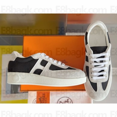 HERMES Boomerang sneaker Epsom calfskin and suede goatskin 02 2025