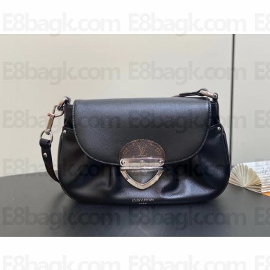 LOUIS VUITTON BLACK LAMBSKIN SUNSET VIBE BAG M12192 2025