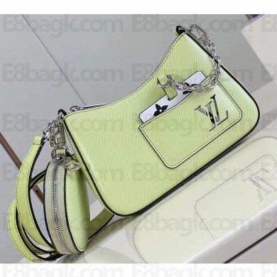 Louis Vuitton Epi grained cowhide leather Marellini Bag M22651 Vert Noto Green 2023