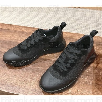 Hermes Bouncing Women/Men sneakers in satin knit and suede goatskin 0601-2024