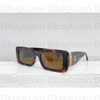 chanel Rectangle Sunglasses A71662 02 2024