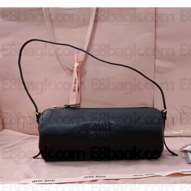MIU MIU Nappa leather pouch 5NE851 black 2024