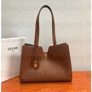 CELINE CABAS 16 bag in SMOOTH CALFSKIN Tan 2023