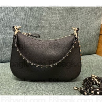 Valentino Garavani Rockstud leather mini bag black 2024