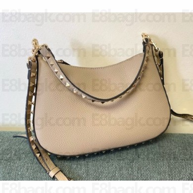 Valentino Garavani Rockstud leather mini bag grey 2024