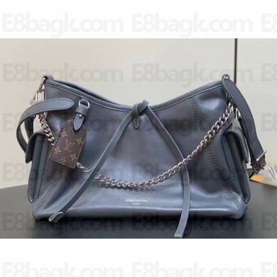 louis vuitton CarryAll Dark MM Trianon Gray Lambskin leather M12583 1101-2024