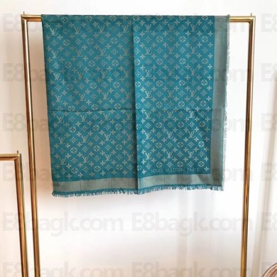louis vuitton monogram lurex shawl 21