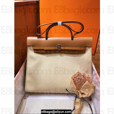 Hermes Herbag Zip 39 Bag in Original Quality Creamy
