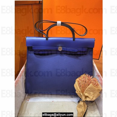 Hermes Herbag Zip 39 Bag in Original Quality  royal blue