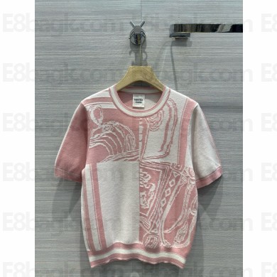 HERMES Short Sleeve Cashmere sweater 06 2024 