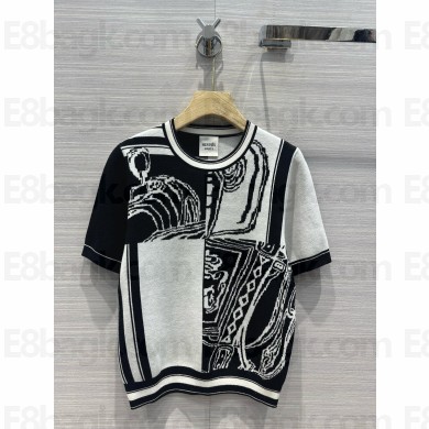 HERMES Short Sleeve Cashmere sweater 07 2024 