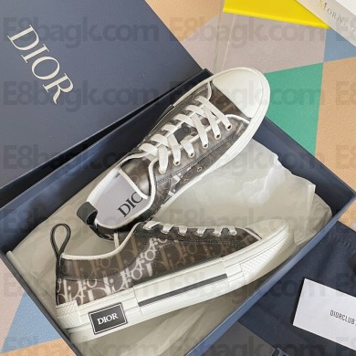 Dior black/White Dior Oblique Canvas B23 Low-Top Sneaker 2023
