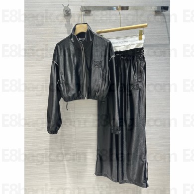 alexander wang black sports suit 2023