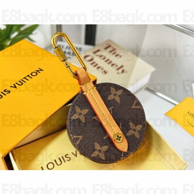 Louis Vuitton Monogram Round case Circular wallet M68524 Brown 2024