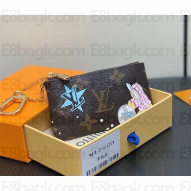 louis vuitton Wallet Coated canvas Grained Cowhide-leather lining M12229 1101-2024