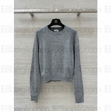 chanel Cashmere Light Gray pullover P77871 2024 