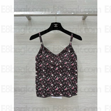 chanel Iridescent Mixed Fibers Black, Pink & Silver Top P77916 2024 