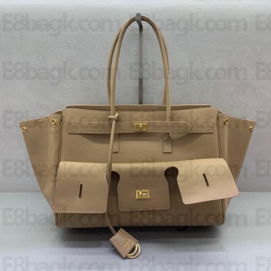 Balenciaga Bel Air MEDIUM Carry All Bag CAMEL/GOLD