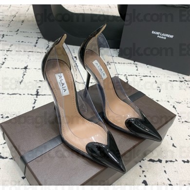 Alaia Le Cœur Heart in PVC and Patent Leather black  heel 10.5cm 2024
