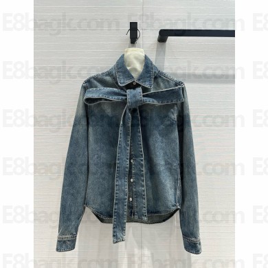 LOEWE Bow shirt in denim 01 2024 