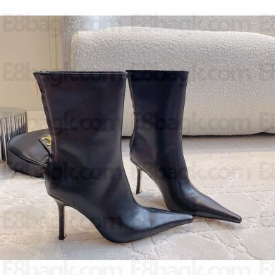 Jimmy Choo Agathe Ankle Boot 85 Black Calf Leather 2024