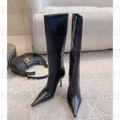 Jimmy Choo Agathe thigh Boot 85 Black Calf Leather 2024