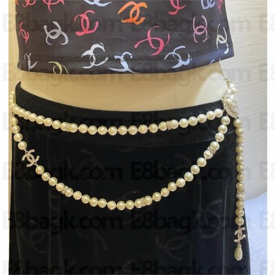 chanel PEARLS CHAIN BELT 2024