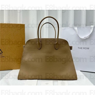 THE ROW MARGAUX 17 BAG IN GRAINED LEATHER CHAI 2024