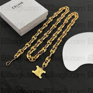 CELINE Gold Macadam Chain Belt  2024