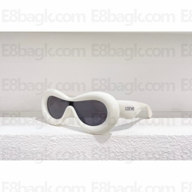loewe Inflated mask sunglasses in acetate grey 2023