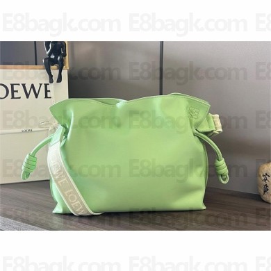 loewe Flamenco clutch in nappa calfskin green 2023