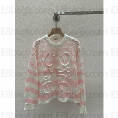 Loewe Anagram mohair sweater pink 2024