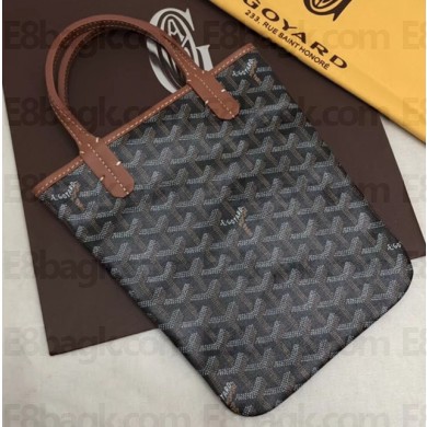 Goyard Poitiers Tote Bag Brown 2018