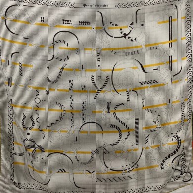 Hermes Cashmere Silk Scarf 140x140cm 17 2022