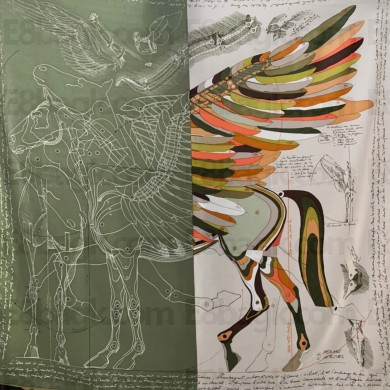 Hermes Cashmere Silk Scarf 140x140cm 23 2022