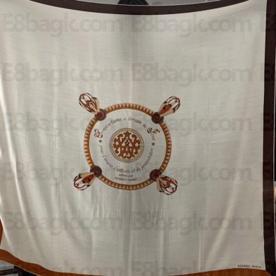 Hermes Cashmere Silk Scarf 140x140cm 26 2022