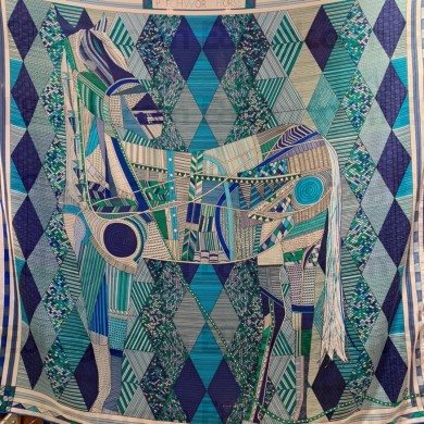 Hermes Cashmere Silk Scarf 140x140cm 43 2022