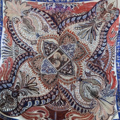 Hermes Cashmere Silk Scarf 140x140cm 53 2022