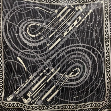 Hermes Cashmere Silk Scarf 140x140cm 11 2022