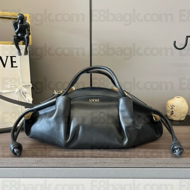 LOEWE Paseo bag in shiny nappa calfskin 062240 black 2024