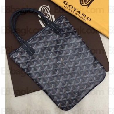Goyard Poitiers Tote Bag Navy Blue 2018