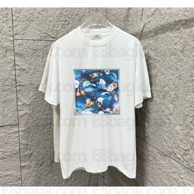 Hermes T-shirt in cotton white 2025