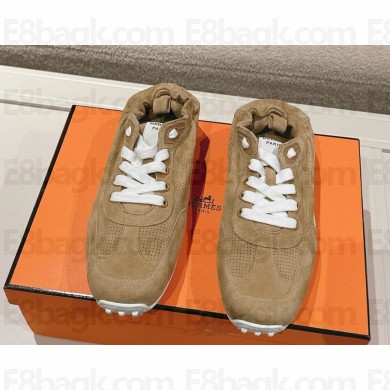 Hermes women/men sneakers suede 01 2025