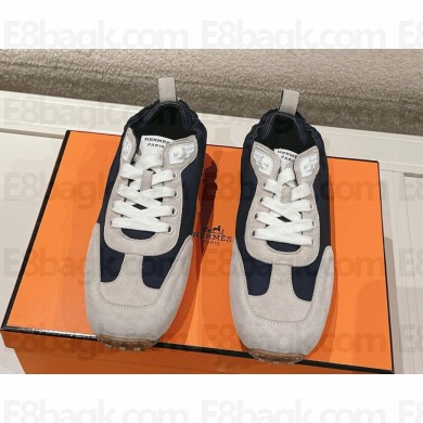 Hermes women/men sneakers suede 04 2025