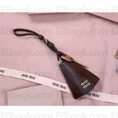 Miu Miu Leather trick 5TL514 Briarwood 2024