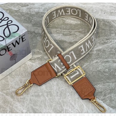 Loewe Anagram strap in jacquard and calfskin 05 2022