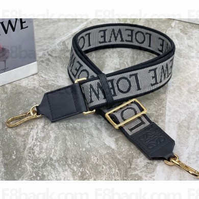 Loewe Anagram strap in jacquard and calfskin 06 2022